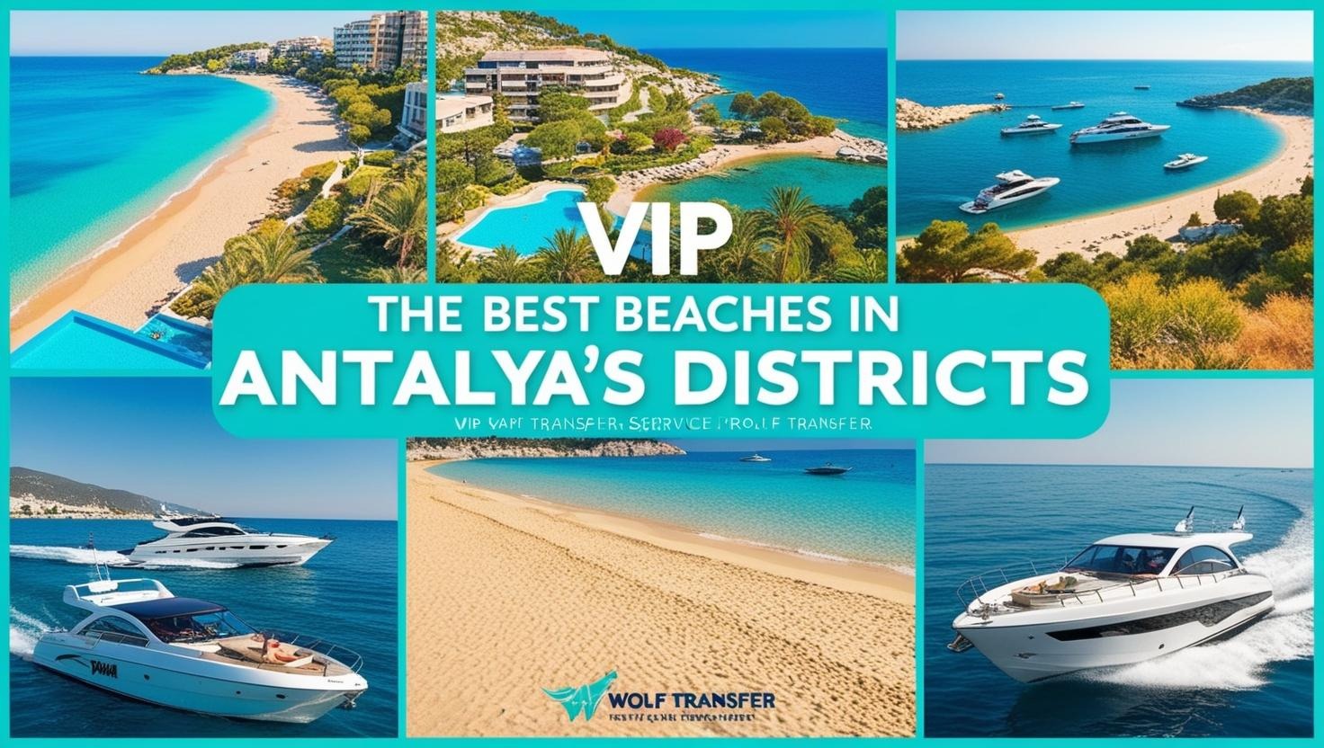 Discover the Best Beaches in Antalya`s Districts with VIP Transfers by Wolf Transfer
